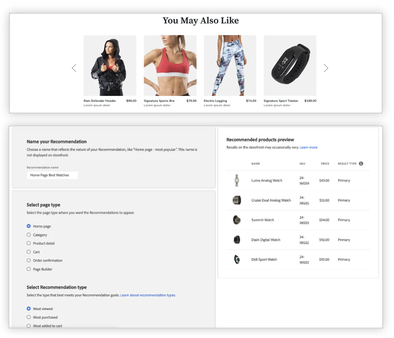 screenshot of Adobe Commerce